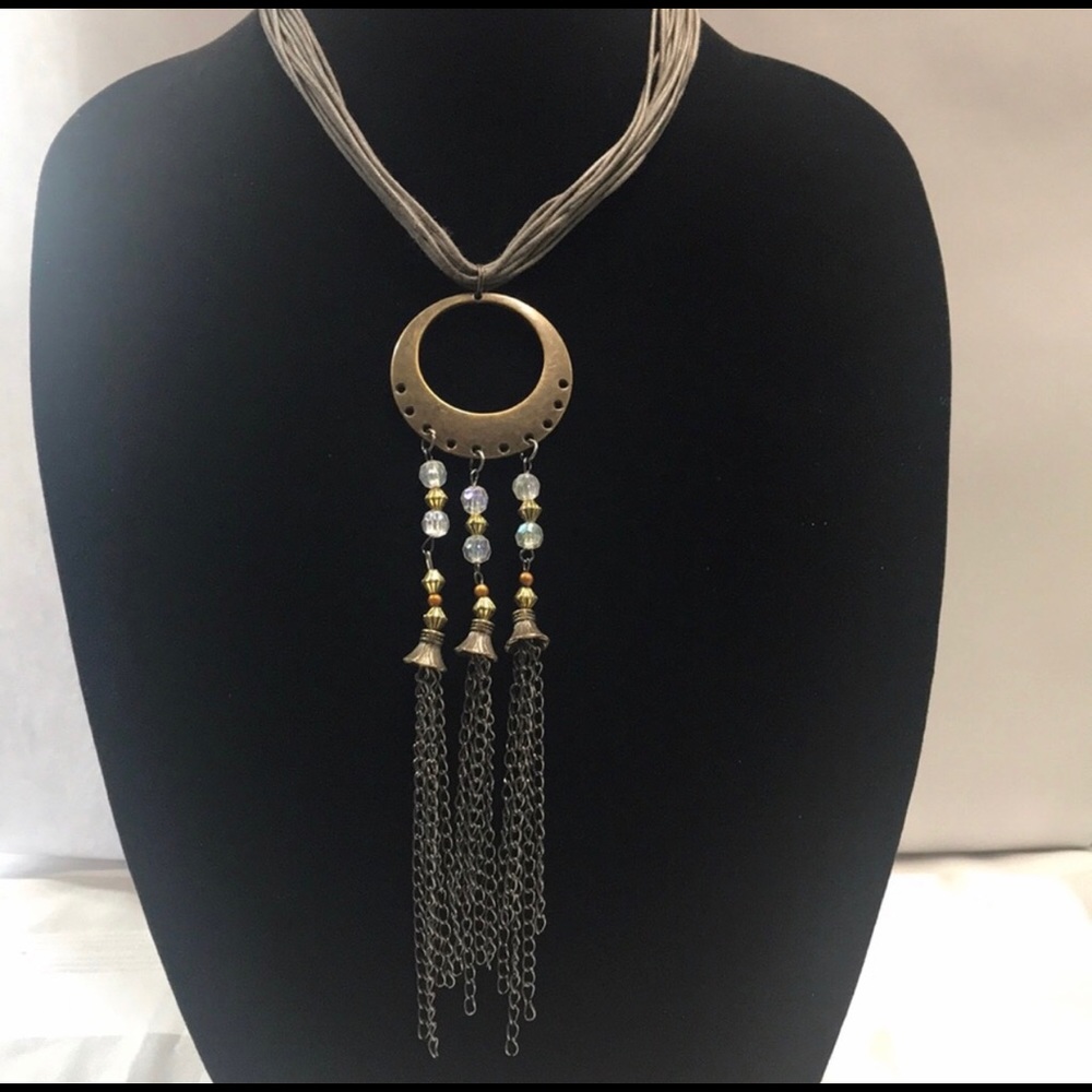 🔥3/$15🧊 Boho Chandelier Style Necklace